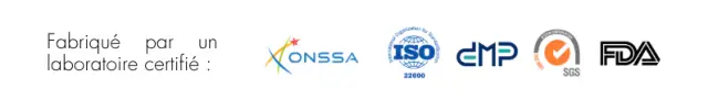 شهادات الجودة: ONSSA، ISO 22000، GMP، FDA